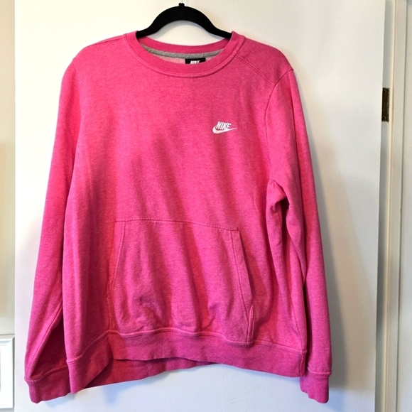 Nike Sweaters - Nike Pink Crew Neck Sweater